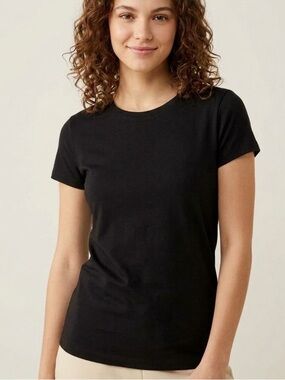 Supima Cotton Soft Black T-Shirt NWT